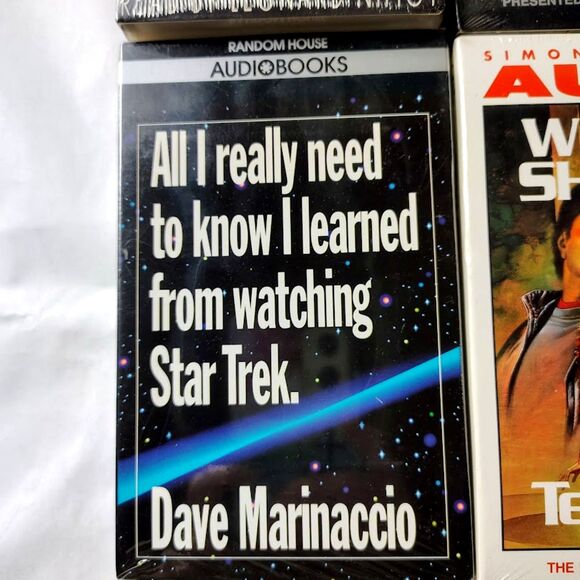 4 New Star Trek Related Audiobooks on Cassette Vintage Sealed - Picture 4 of 14